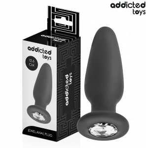 ADDICTED TOYS - ANAL PLUG MIT JUWEL GRÃSSE L 12,6 CM